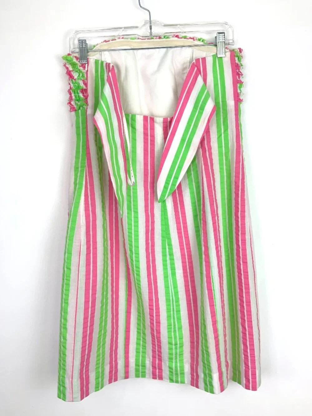 Lilly Pulitzer Franco Cotton Strapless Mini Dress Summer Vacation Sz 8 - Picture 12 of 16